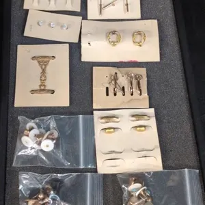 Ladies buttons, cufflinks, pins NOS pre 1940