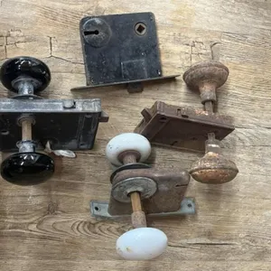 Bag of Metal - Porcelain Doorknobs
