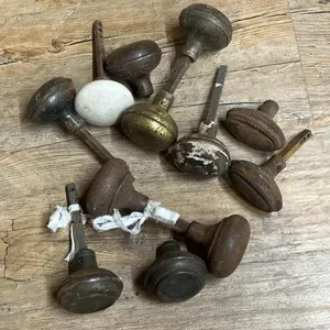 Bag of Assorted Vintage Doorknobs - Porcelain