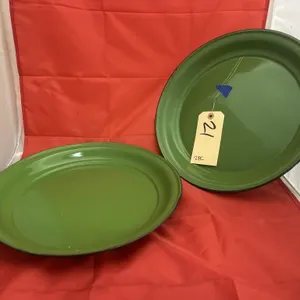 2 Pcs - Metal Serving Trays