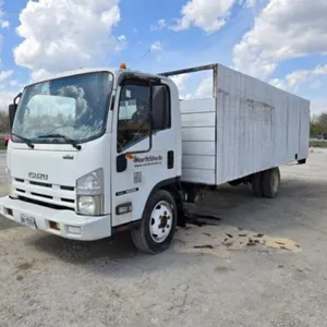 INOPERABLE 2010 Isuzu NRR Flatbed Truck JALE5W169A