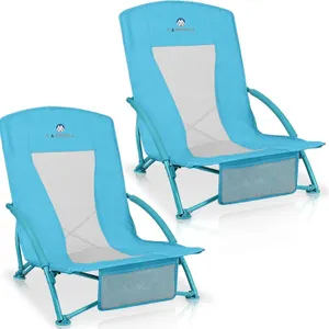 NEW $85 Low Beach Chairs 2 Pack