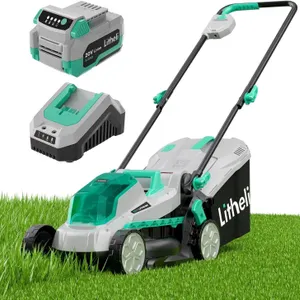 NEW $182 Litheli 13 Inch Cordless Lawn Mower