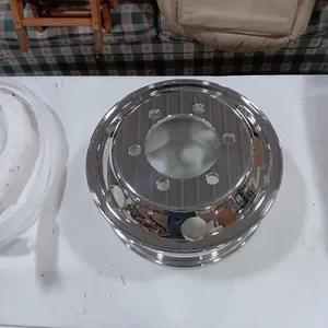 Polished 6 Hole Wheel. 17 Inch Diameter.