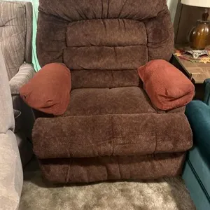 Red rocking recliner