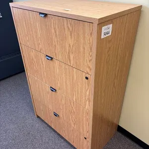 Locking Wooden File Cabinet