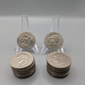Lot of 20 Eisenhower $1 Coins, Traditional & Bicentennial