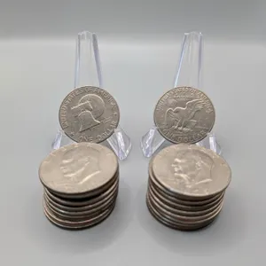 Lot of Eisenhower US One Dollar Coins
