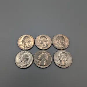 Lot of Six 1976 Bicentennial "Little Drummer Boy" Quarters