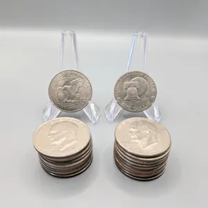 Lot of 20 Eisenhower $1 Coins - Eagle and Bicentennial Varieties