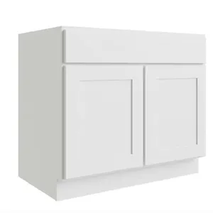 New - RELIABILT Parkstone 30-in White Bathroom Vanity Base Cabinet without Top