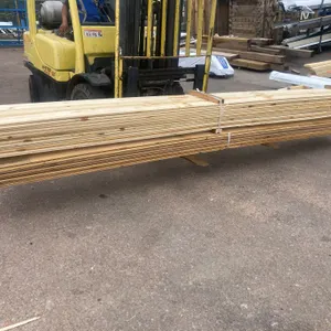 (55) New - 3/4- in x 5 1/2 in x 12 Ft. Unfinshed Brown Pine Wood Tongue and Groove Wall Plank