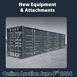 Don't Miss Out on the New Equipment & Attachment Auction