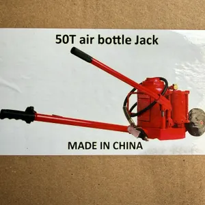 New 50-Ton Air Assisted Hydraulic Bottle Jack
