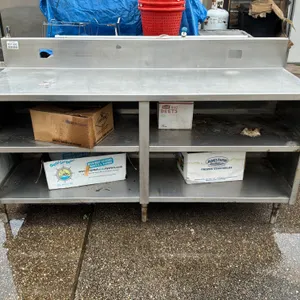 STAINLESS PREP TABLE