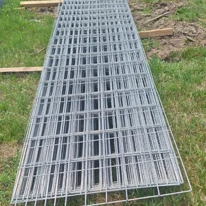 2 - Galvanized Mesh Panels 16ft long x 34" high