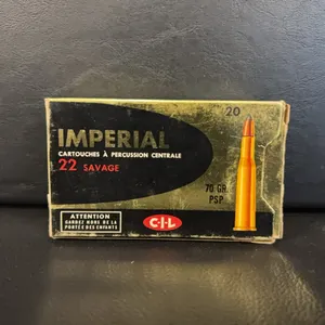20 Rnds Imperial 22 Savage