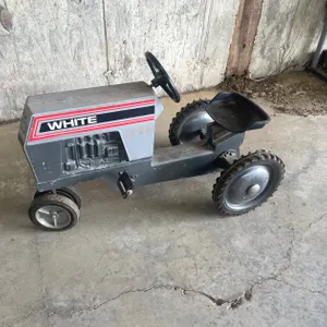 White Pedal Tractor
