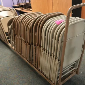 Folding Chairs and Cart