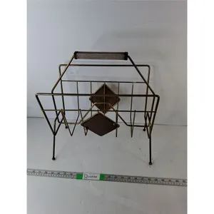 Metal Magazine Rack 15" x 9.5" x 17.5"- Can't Ship
