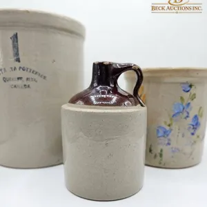 Crocks and Jug, 7, 6, and 9 Inches