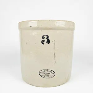 Medalta Stoneware 3 Gallon Crock, 10"