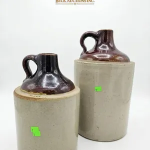 Stoneware Jugs, 13 and 10 Inches