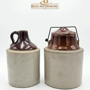 Crock Jugs, 10 Inch Height Each