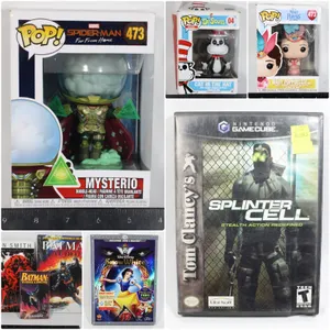FEATURE FUNKO POPS AND OTHER POP CULTURE(LOTS 1301-1305,1316-1428