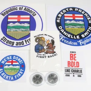 TWO 1992 ALBERTA CANADA 25 CENT IN CAPSULE WITH