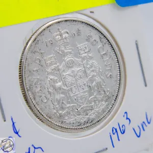 1963 CANADIAN SILVER HALF DOLLAR