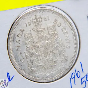 1961 CANADIAN SILVER HALF DOLLAR