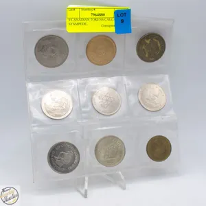 9 CANADIAN TOKENS CALGARY STAMPEDE,