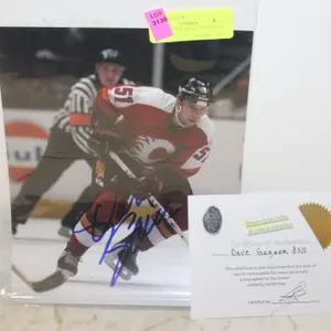 DAVE GAGNER SIGNED PICTURE 8" X 10" W/COA
