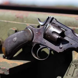 Antique Handgun Webley model Mark I, .45 ACP Six shot double action revolver, w/ bbl length 61mm [Bl