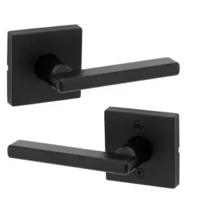 Lot of 3 - Weiser Halifax Matte Black Passage Dummy Lever (Model: 9GLA120-074)