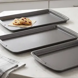 GoodCook 3 Piece Nonstick Sheet Pan Set