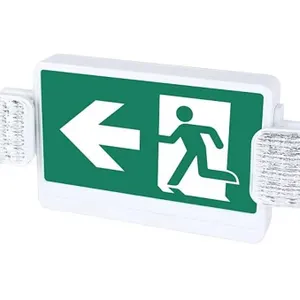 Qllite Running Man Exit Sign LED Emergency Light with Battery Backup** Right Arrow**