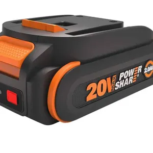 Lot of 2 - WORX WA3669 20V 2.0Ah Li-ion Battery Pack