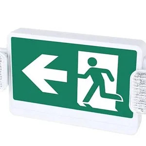 Qllite Running Man Exit Sign LED Emergency Light with Battery Backup** Right Arrow**