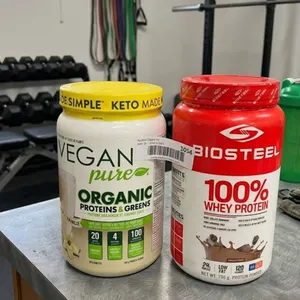 Vegan Organic Proteins 444g & BioSteel Whey 750g