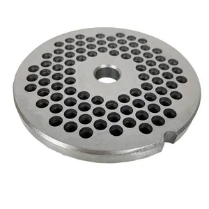 LEM Stainless Steel Grinder Plate #22 3/16"