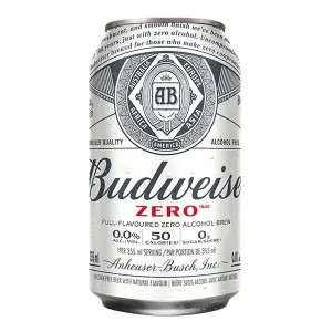 Budweiser Zero Non-Alcoholic 12-Pack x 355ml