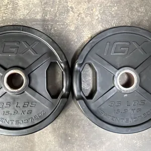 (2) IGX 2" OLYMPIC 35LB/15.9KG WEIGHT PLATES