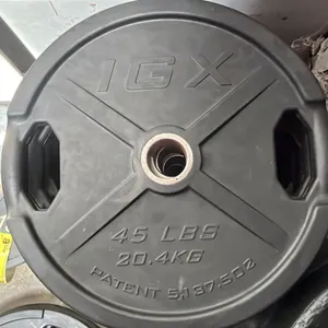 (1) IGX 2" OLYMPIC 45LB/20.4KG WEIGHT PLATE