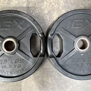 (2) IGX 2" OLYMPIC 35LB/15.9KG WEIGHT PLATES