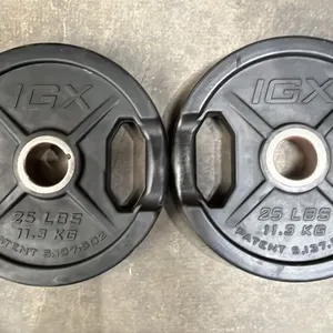 (2) IGX 2" OLYMPIC 25LB/11.5KG WEIGHT PLATES
