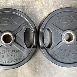 (2) IGX 2" OLYMPIC 35LB/15.9KG WEIGHT PLATES