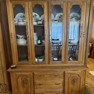 Wood China Hutch