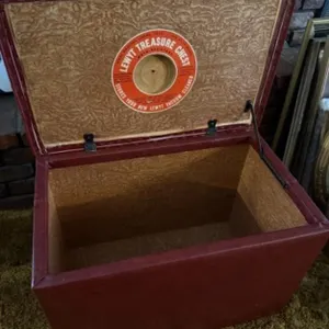 Vintage Lewyt "Treasure Chest" Storage Ottoman